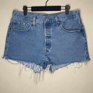 Levi’s 501 Denim Cutoff Button Fly Shorts Women’s - Size W32